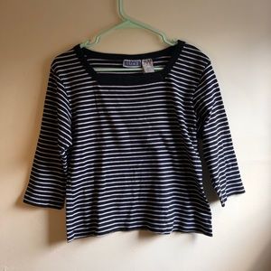 Boatneck 3/4 length top